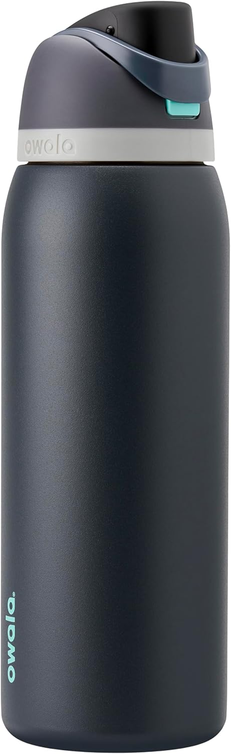 Insulated Stainless Steel Water Bottle with Straw – 32 oz Leak-Proof Sports Bottle