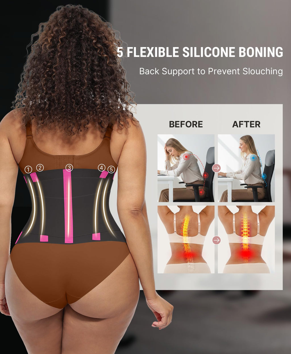 Waist Trainer Trimmer Belt – Tummy Control Ab Belt & Body Shaper for Women & Men