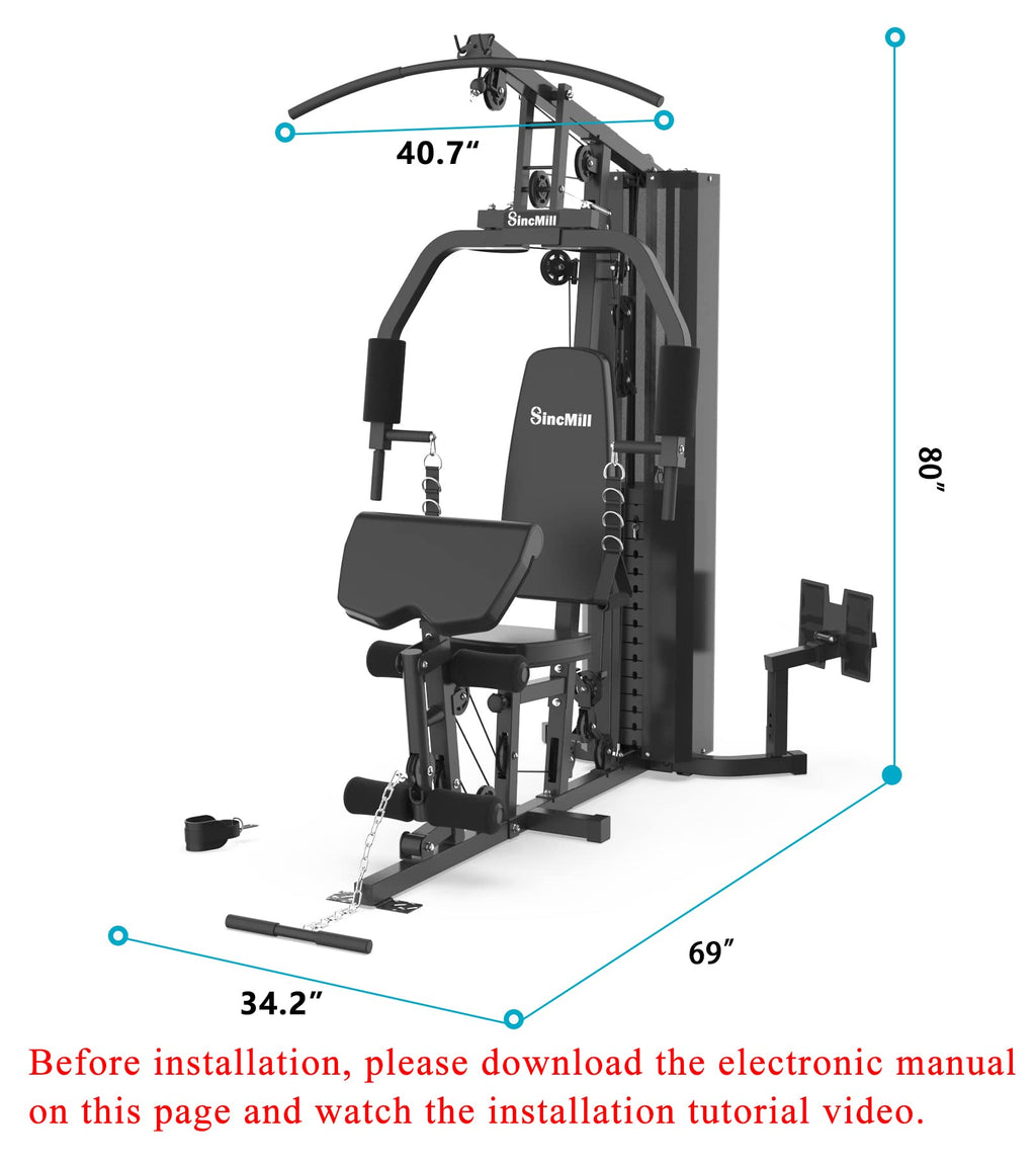 Multifunctional Home Gym System – Full Body Strength Training Station