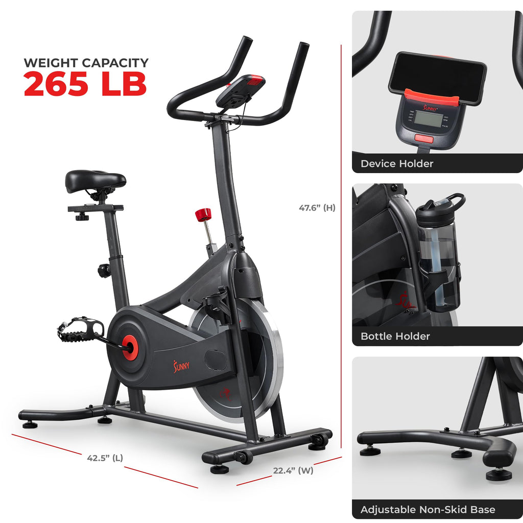 Smart Magnetic Indoor Cycling Bike – Quiet Belt Drive Exercise Bike for Home Cardio