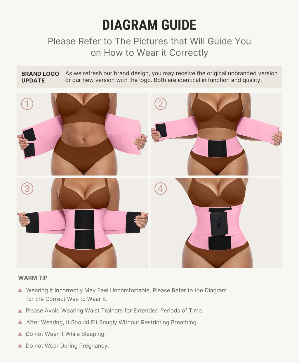 Waist Trainer Trimmer Belt – Tummy Control Ab Belt & Body Shaper for Women & Men