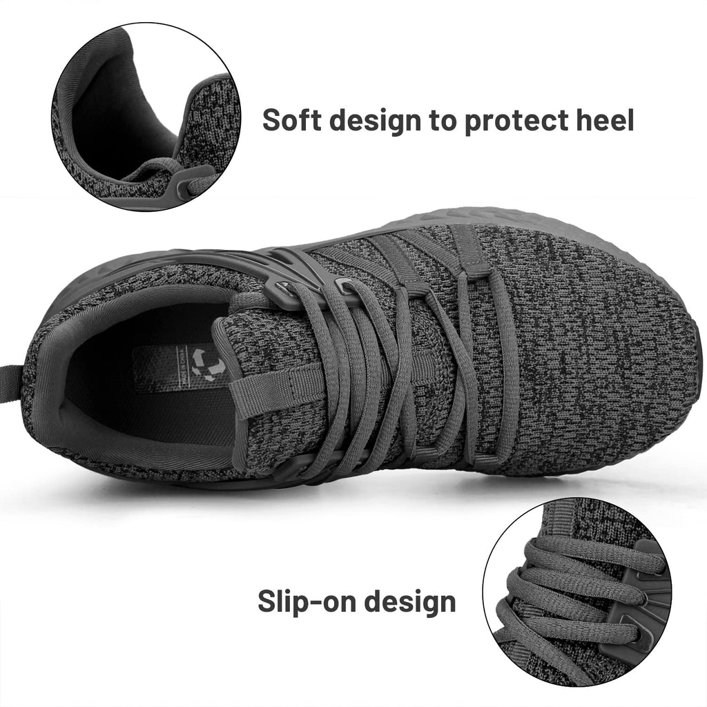 Women's Slip-On Walking Sneakers – Lightweight Casual Shoes for Gym & Travel