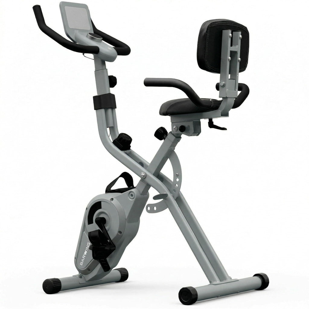 5-in-1 Foldable Exercise Bike – 16-Level Magnetic Indoor Cycling Bike, 350 lb Capacity