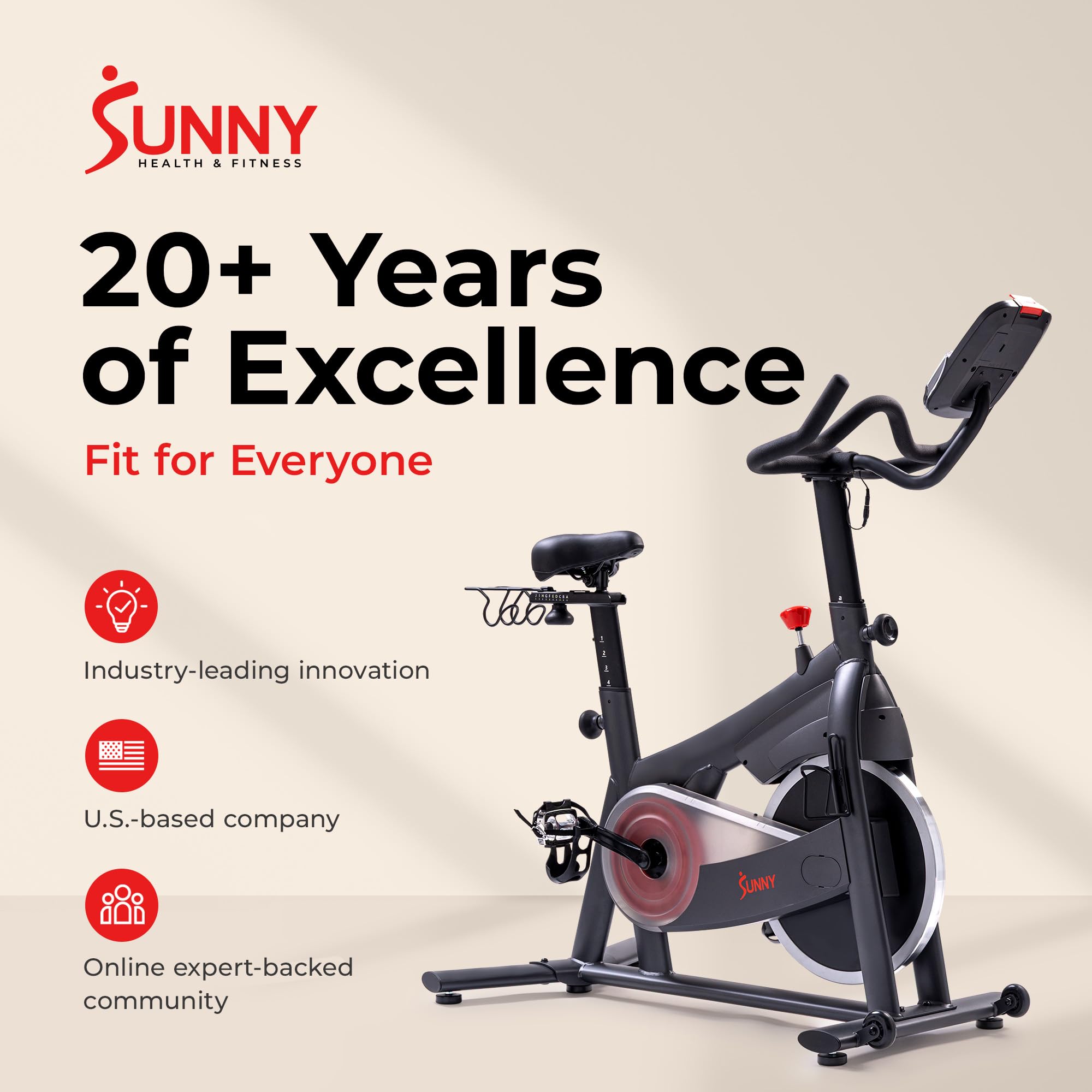 Smart Magnetic Indoor Cycling Bike – Quiet Belt Drive Exercise Bike for Home Cardio