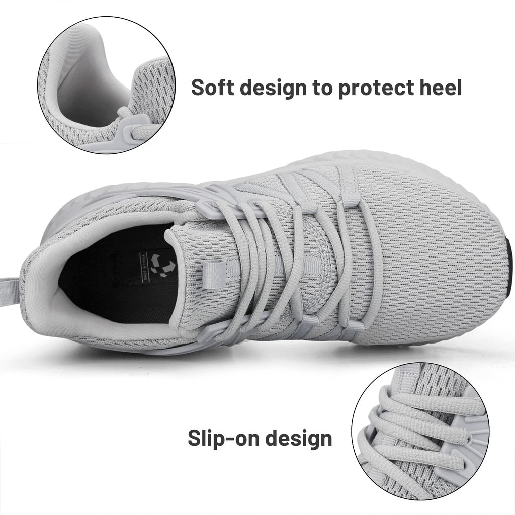 Women's Slip-On Walking Sneakers – Lightweight Casual Shoes for Gym & Travel