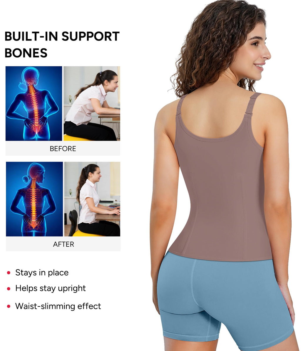Waist Trainer Corset with Zipper – Adjustable Tummy-Control Shapewear for Women