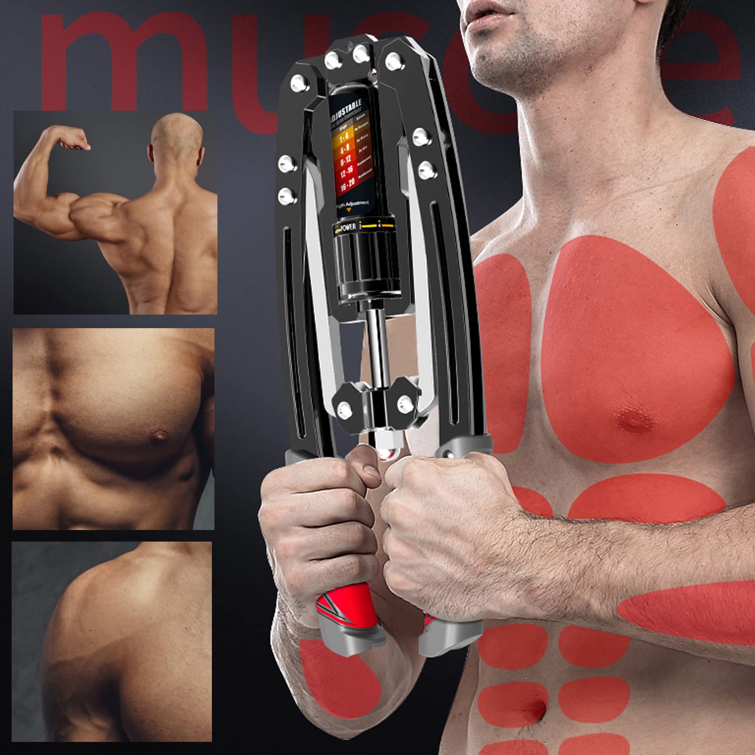Twister Arm Exerciser – Adjustable 22–440 lb Hydraulic Chest & Arm Trainer