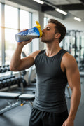 Leak-proof protein shaker bottles with wire whisk balls