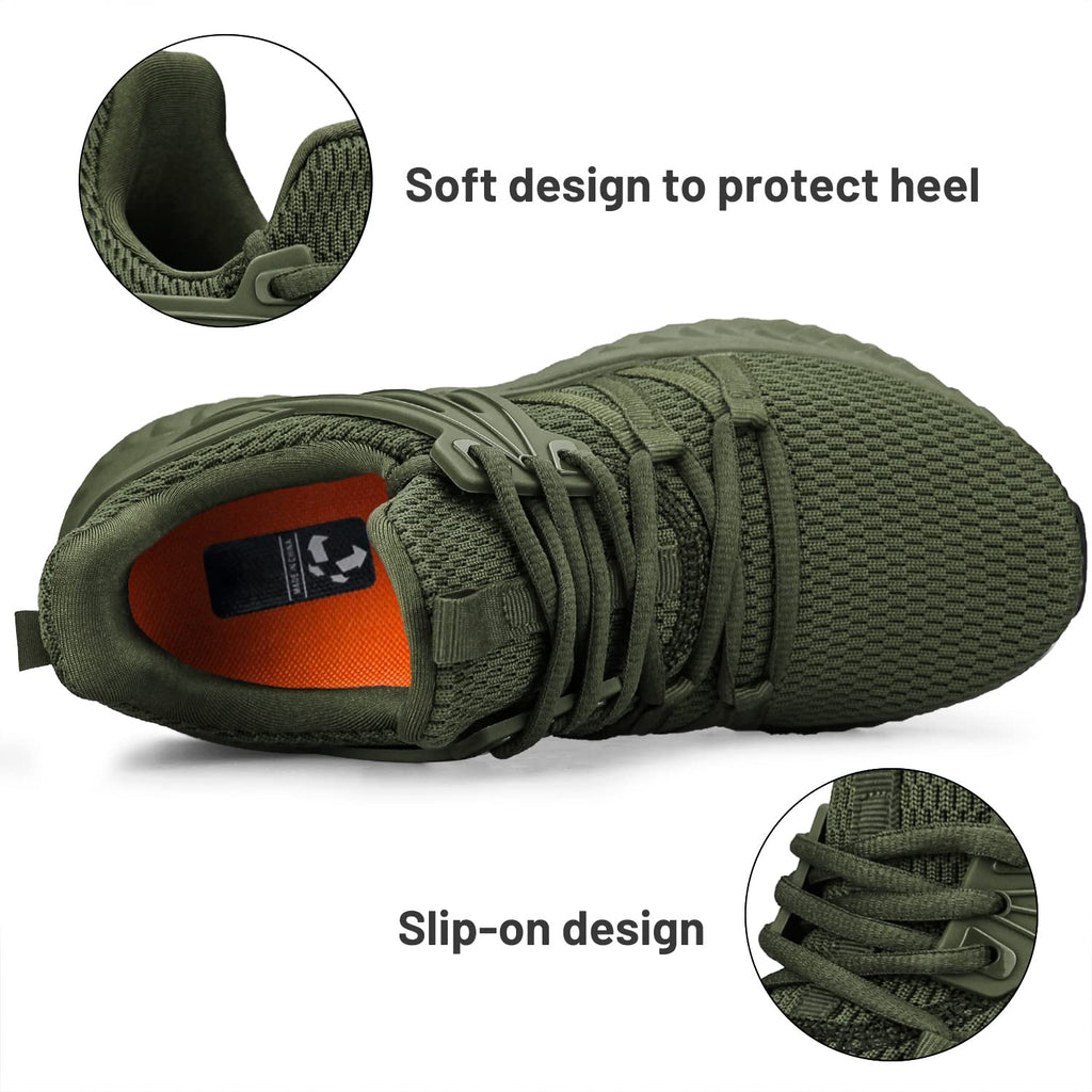 Women's Slip-On Walking Sneakers – Lightweight Casual Shoes for Gym & Travel