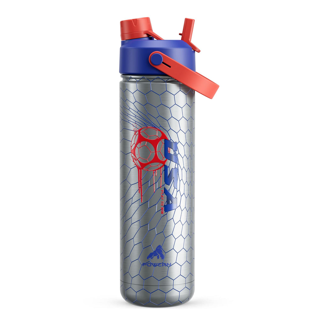 40 oz Insulated Water Bottle – 2-in-1 Straw & Spout Lid, Keeps Cold 24 Hours