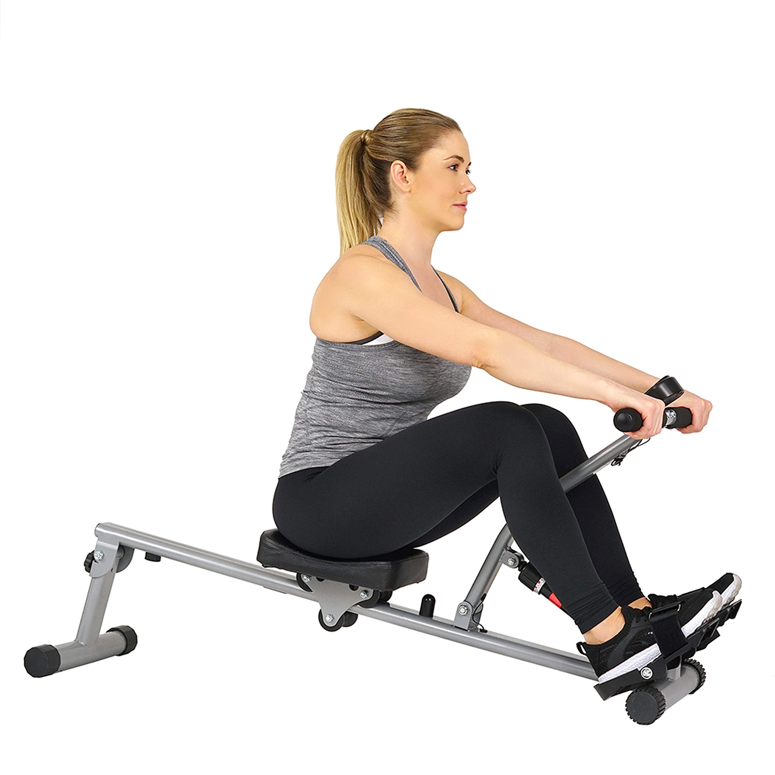 Compact Adjustable Rowing Machine – 12 Resistance Levels, Full-Body Home Workout