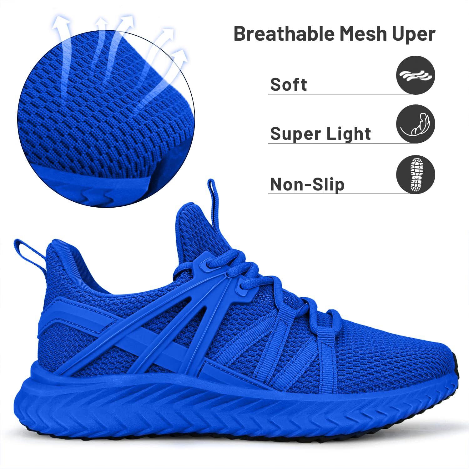 Women's Slip-On Walking Sneakers – Lightweight Casual Shoes for Gym & Travel