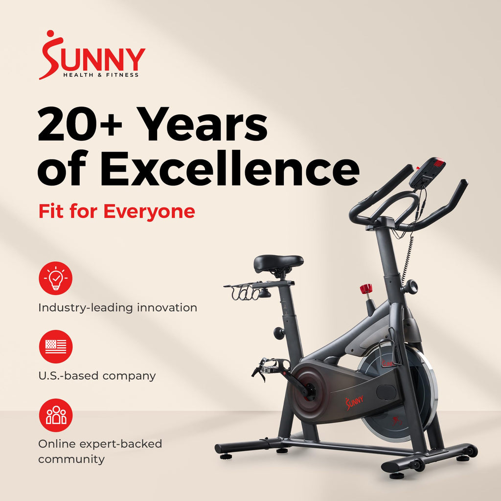 Smart Magnetic Indoor Cycling Bike – Quiet Belt Drive Exercise Bike for Home Cardio