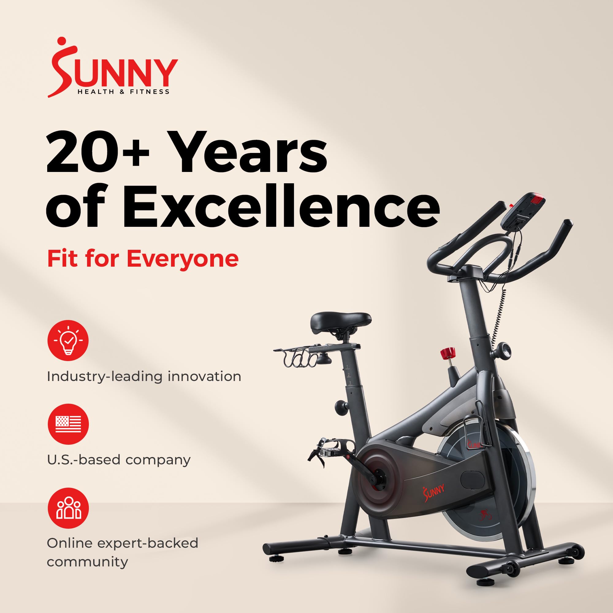 Smart Magnetic Indoor Cycling Bike – Quiet Belt Drive Exercise Bike for Home Cardio