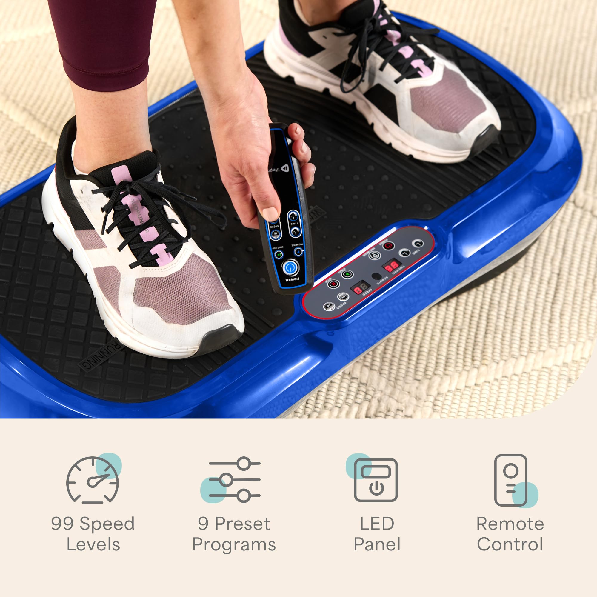 Waver Vibration Plate – High-Intensity Full Body Workout & Toning Machine