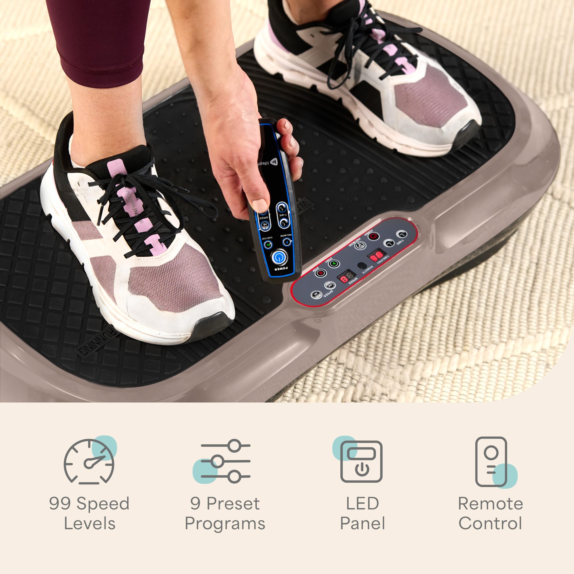 Waver Vibration Plate – High-Intensity Full Body Workout & Toning Machine