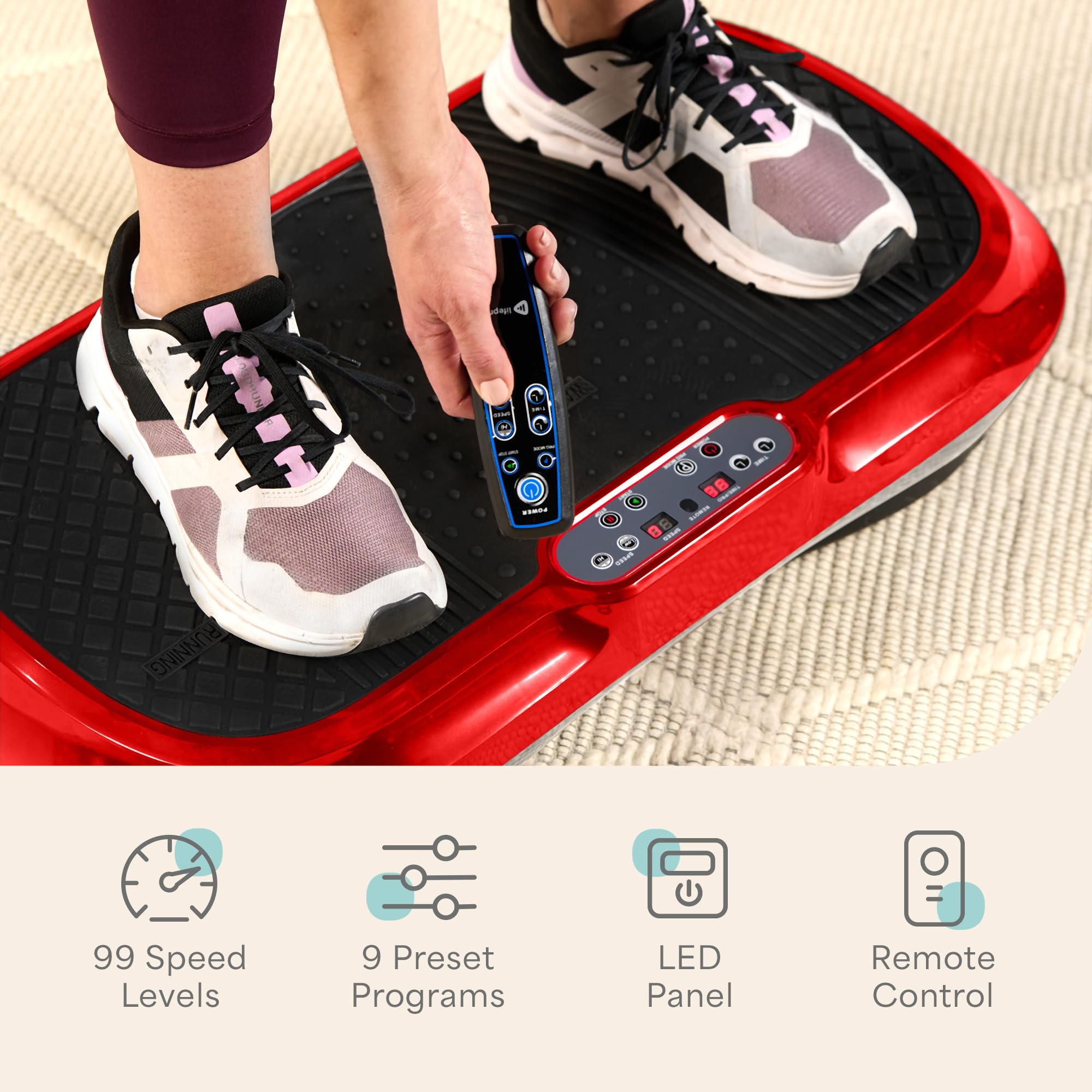 Waver Vibration Plate – High-Intensity Full Body Workout & Toning Machine