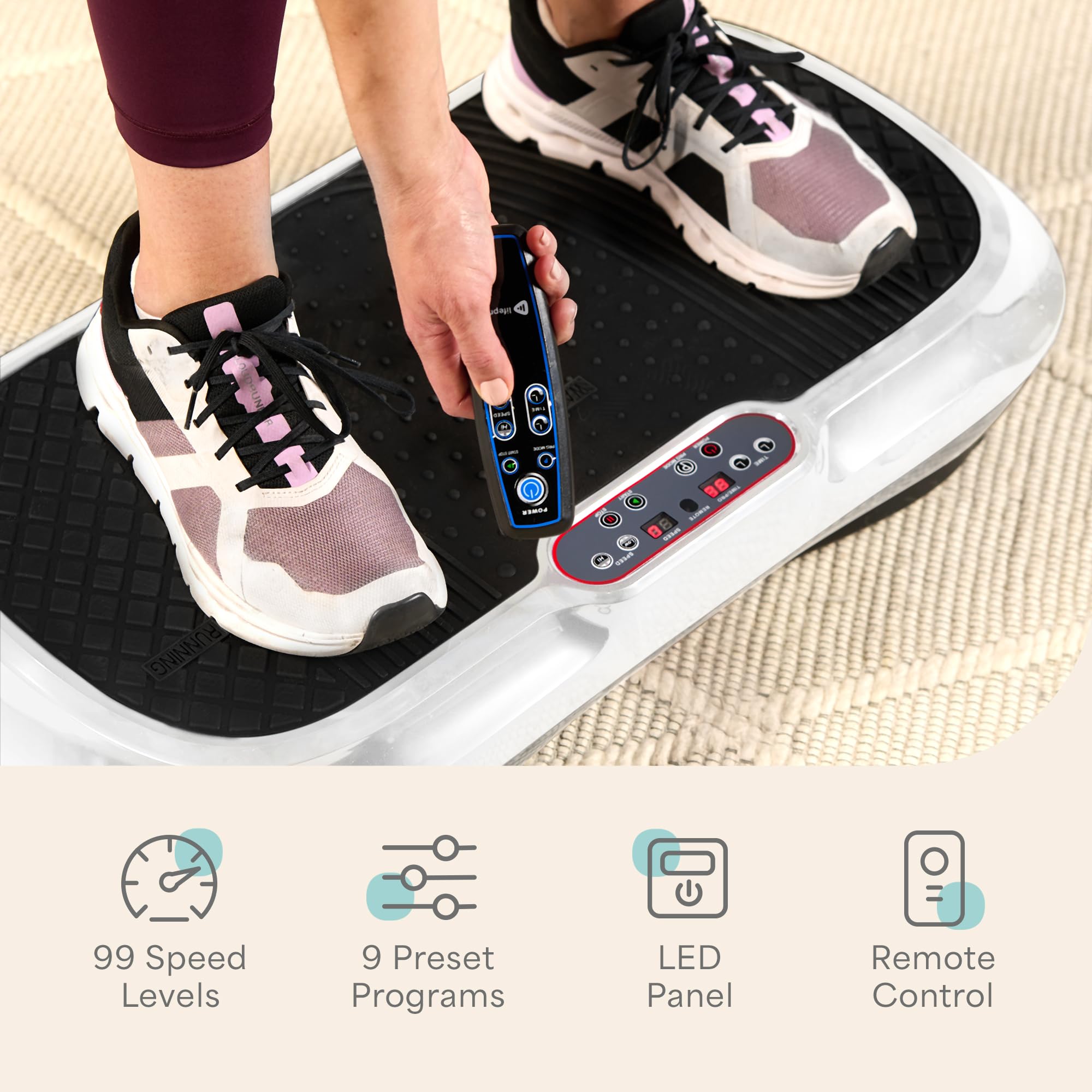 Waver Vibration Plate – High-Intensity Full Body Workout & Toning Machine
