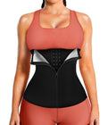 Women's Waist Trainer Corset with Zipper – Sweat Trimmer Workout Shaper
