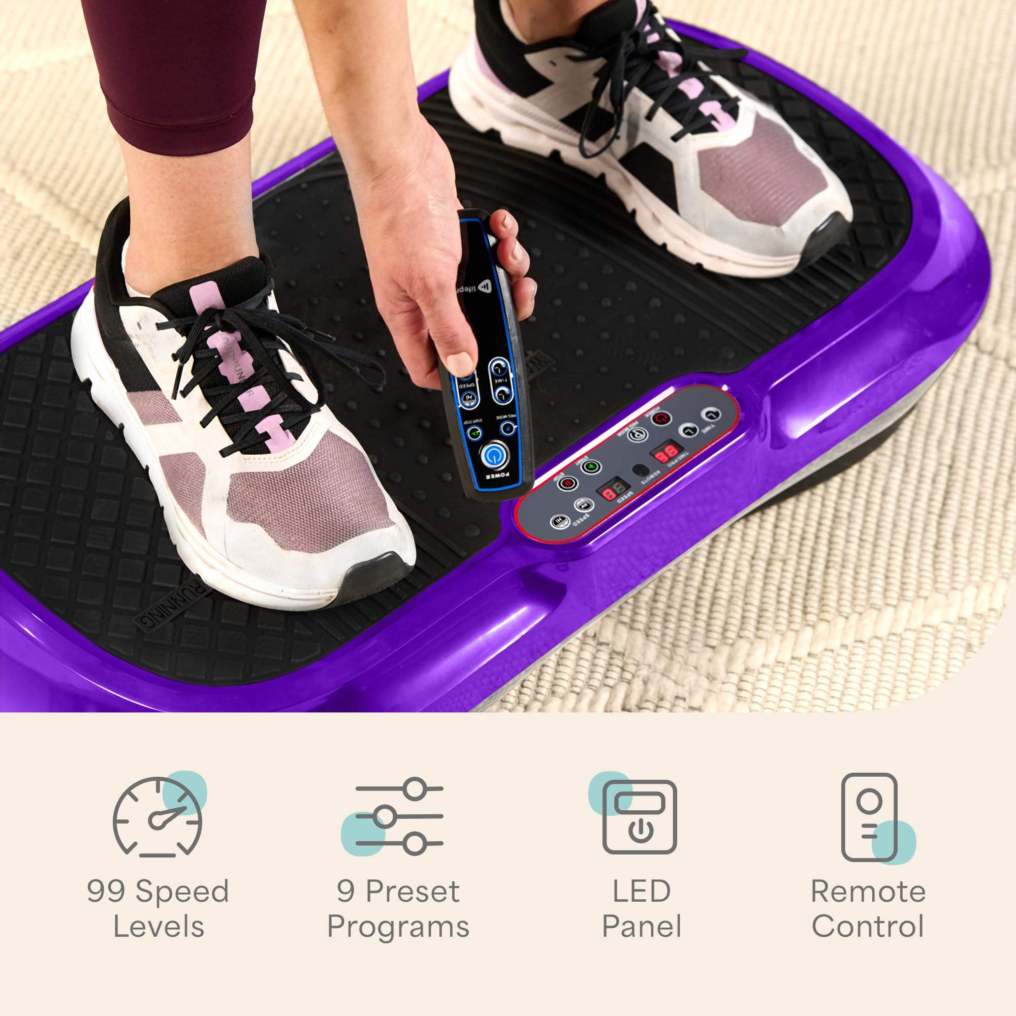 Waver Vibration Plate – High-Intensity Full Body Workout & Toning Machine