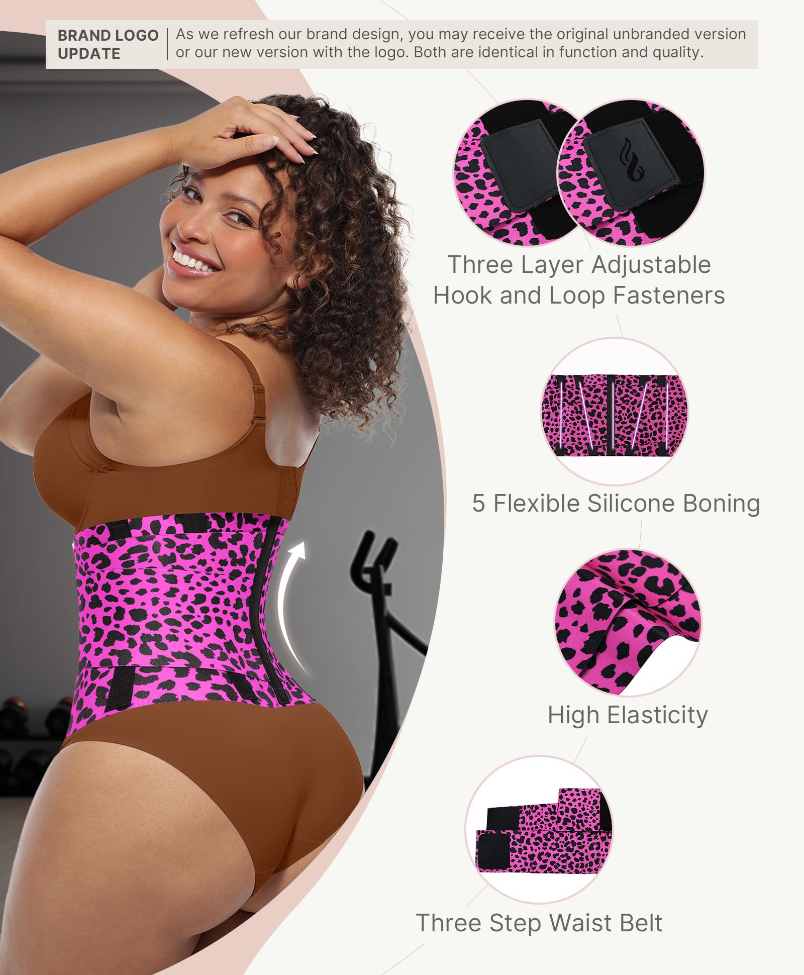 Waist Trainer Trimmer Belt – Tummy Control Ab Belt & Body Shaper for Women & Men
