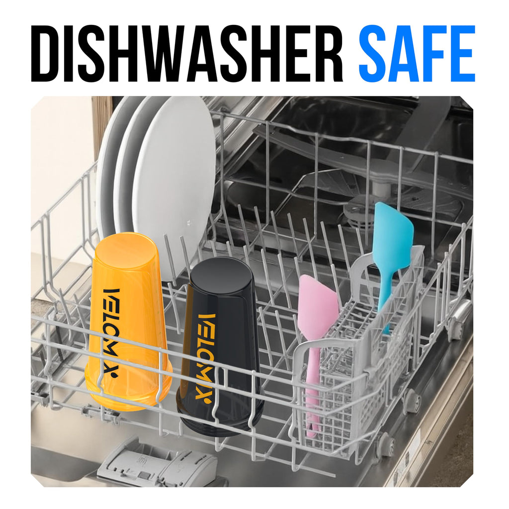 Protein Shaker Bottles 2-Pack – 28 oz Leak-Proof Shaker Cups with Wire Whisks
