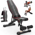 Foldable Adjustable Weight Bench – 84 Positions, 827 lb Capacity, 98% Pre-Assembled