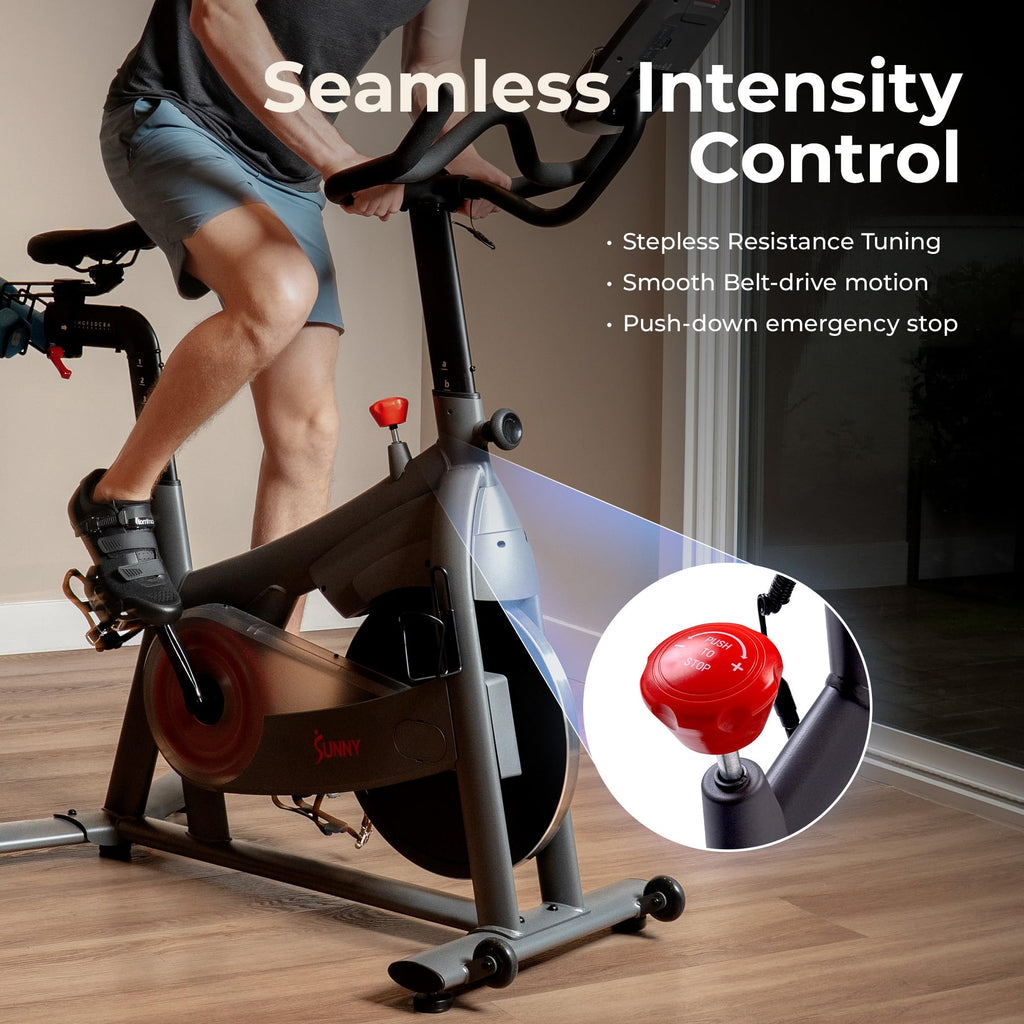 Smart Magnetic Indoor Cycling Bike – Quiet Belt Drive Exercise Bike for Home Cardio