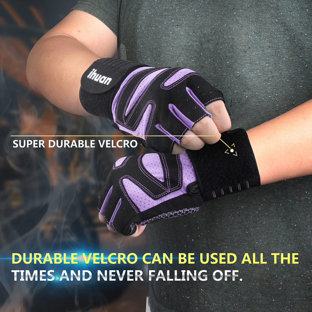 Weight Lifting Gloves with Wrist Wrap Support – Gym Gloves for Men & Women