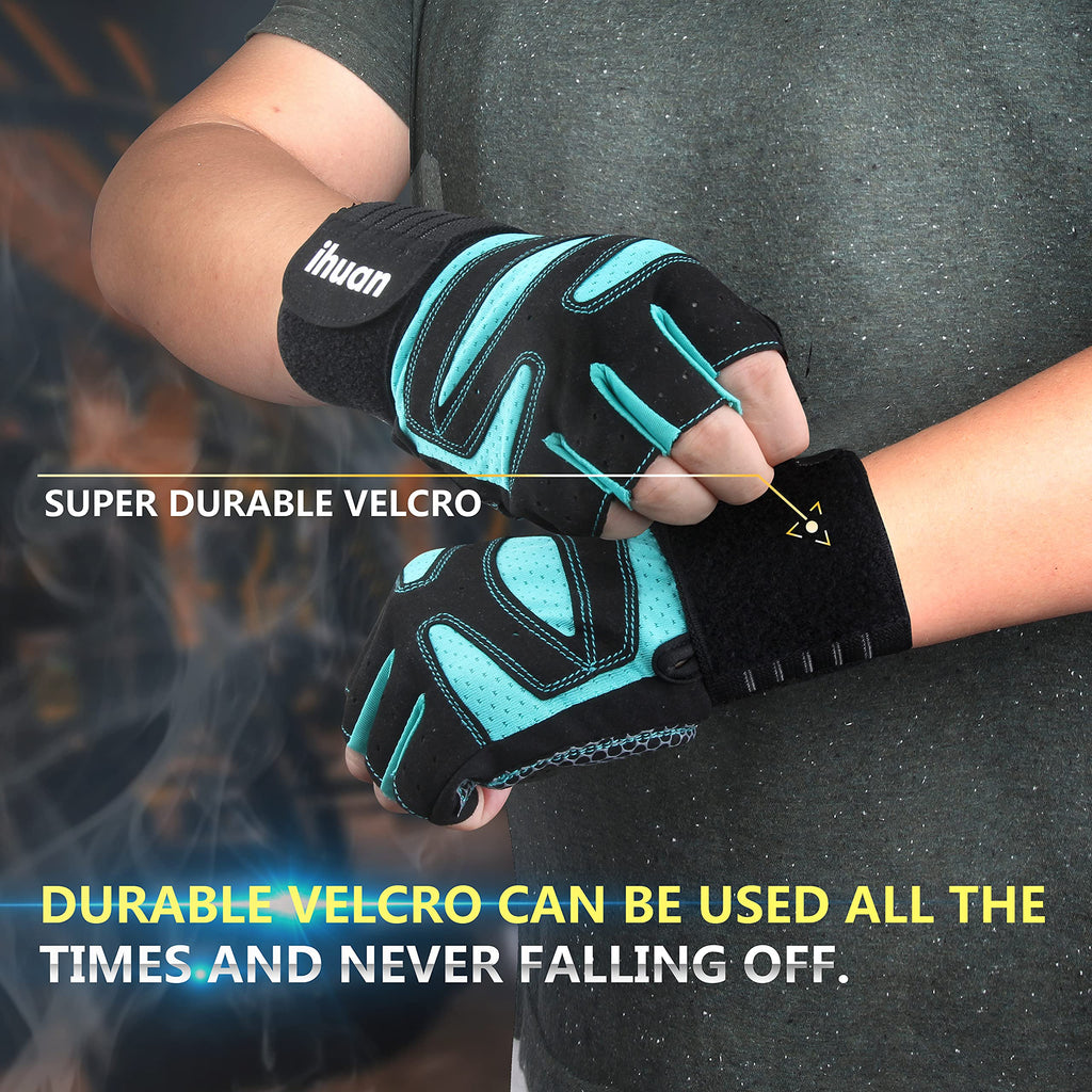 Weight Lifting Gloves with Wrist Wrap Support – Gym Gloves for Men & Women