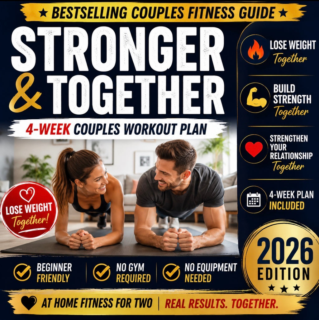 Couples Workout Challenge – Home Workout Plan for Two (Instant Download eBook)