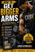 How to Build Bigger Arms 8-week program eBook cover