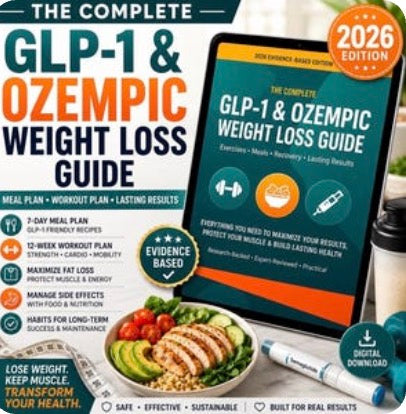 The Complete GLP-1 and Ozempic weight loss guide eBook cover