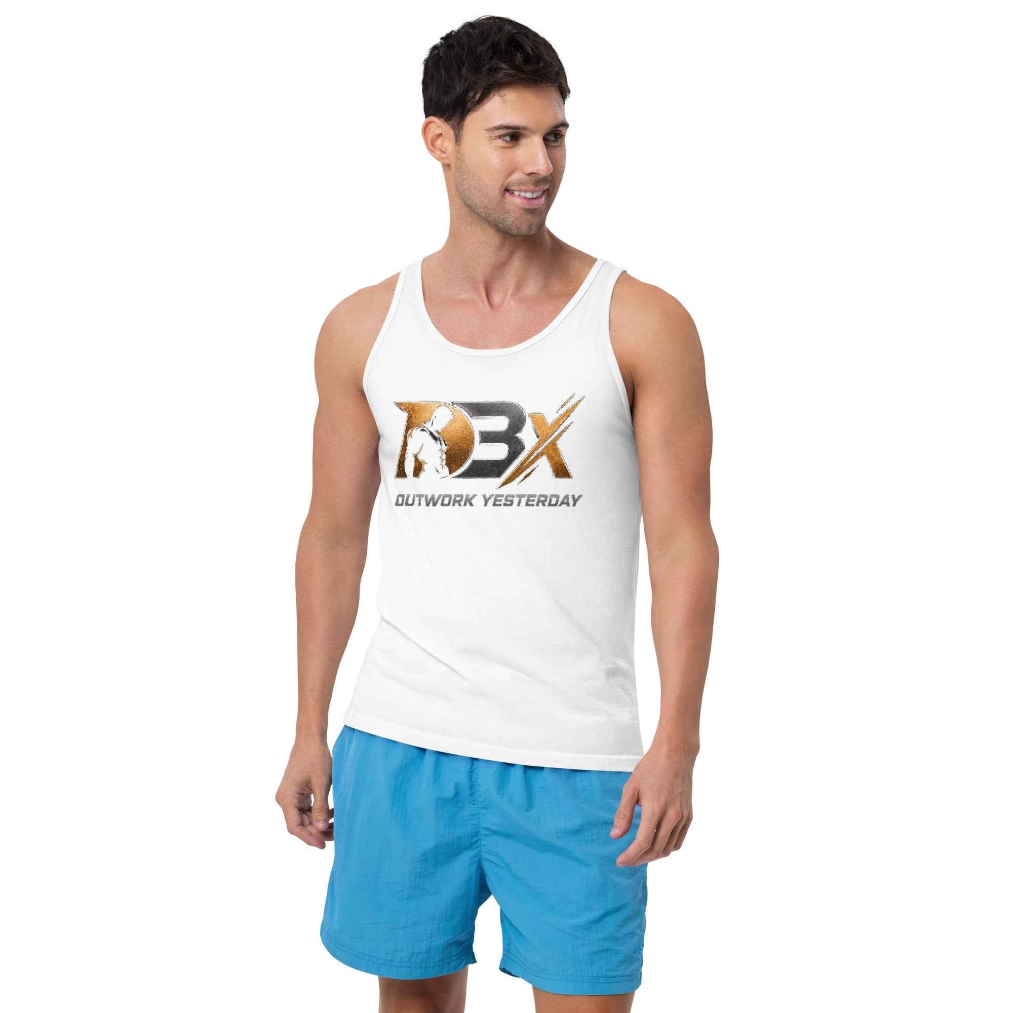 DreamBodX Performance Workout Tank Top – White